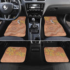 Kookaburra Aboriginal Dot Painting Car Mats