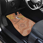 Kookaburra Aboriginal Dot Painting Car Mats