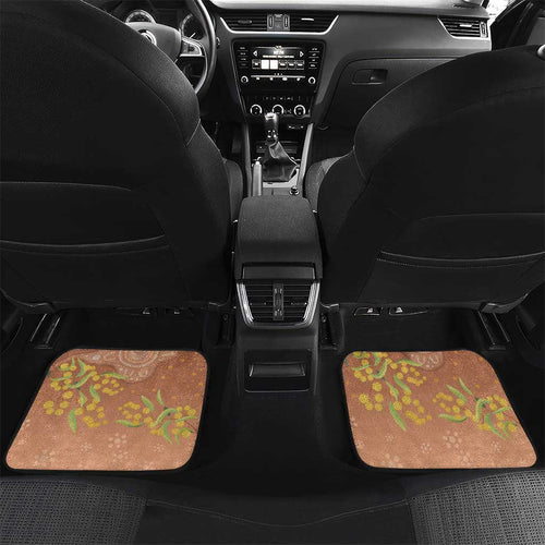 Kookaburra Aboriginal Dot Painting Car Mats