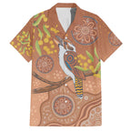 Kookaburra Aboriginal Dot Painting Hawaiian Shirt
