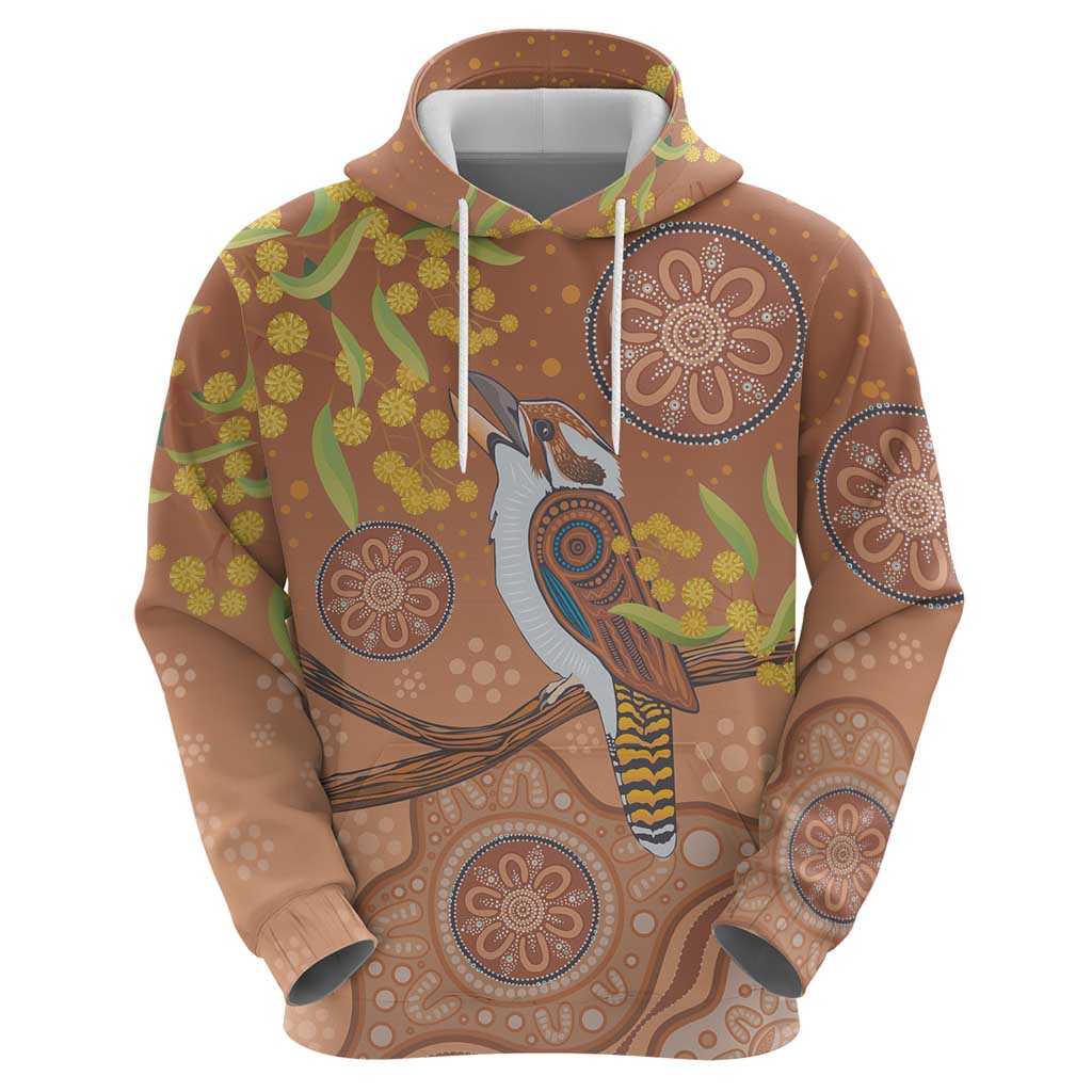 Kookaburra Aboriginal Dot Painting Hoodie