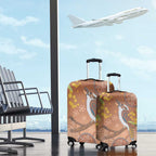 Kookaburra Aboriginal Dot Painting Luggage Cover