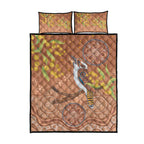 Kookaburra Aboriginal Dot Painting Quilt Bed Set