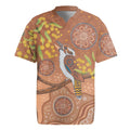 Kookaburra Aboriginal Dot Painting Rugby Jersey