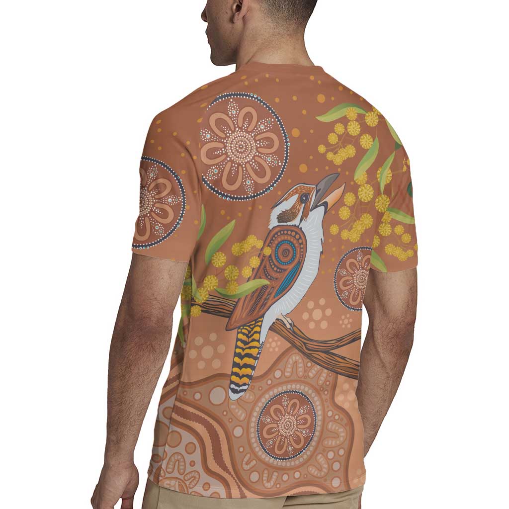 Kookaburra Aboriginal Dot Painting Rugby Jersey