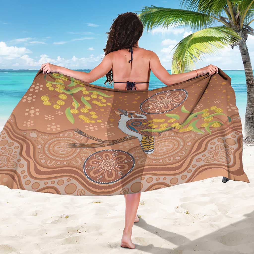 Kookaburra Aboriginal Dot Painting Sarong