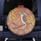 Kookaburra Aboriginal Dot Painting Spare Tire Cover