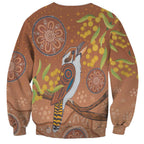 Kookaburra Aboriginal Dot Painting Sweatshirt