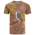 Kookaburra Aboriginal Dot Painting T Shirt