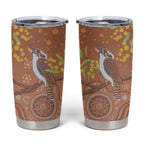 Kookaburra Aboriginal Dot Painting Tumbler Cup