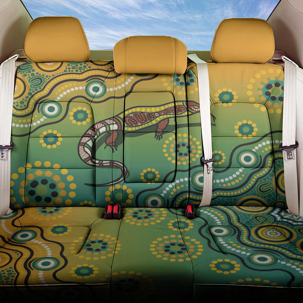 Goanna Aboriginal-style Dot Artwork Back Car Seat Cover