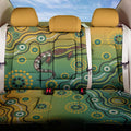 Goanna Aboriginal-style Dot Artwork Back Car Seat Cover