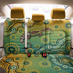 Goanna Aboriginal-style Dot Artwork Back Car Seat Cover