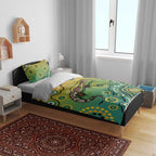 Goanna Aboriginal-style Dot Artwork Bedding Set