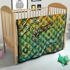 Goanna Aboriginal-style Dot Artwork Quilt