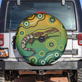 Goanna Aboriginal-style Dot Artwork Spare Tire Cover