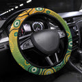 Goanna Aboriginal-style Dot Artwork Steering Wheel Cover