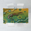 Goanna Aboriginal-style Dot Artwork Tablecloth