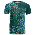 Green Platypus Aboriginal Art T Shirt