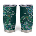 Green Platypus Aboriginal Art Tumbler Cup