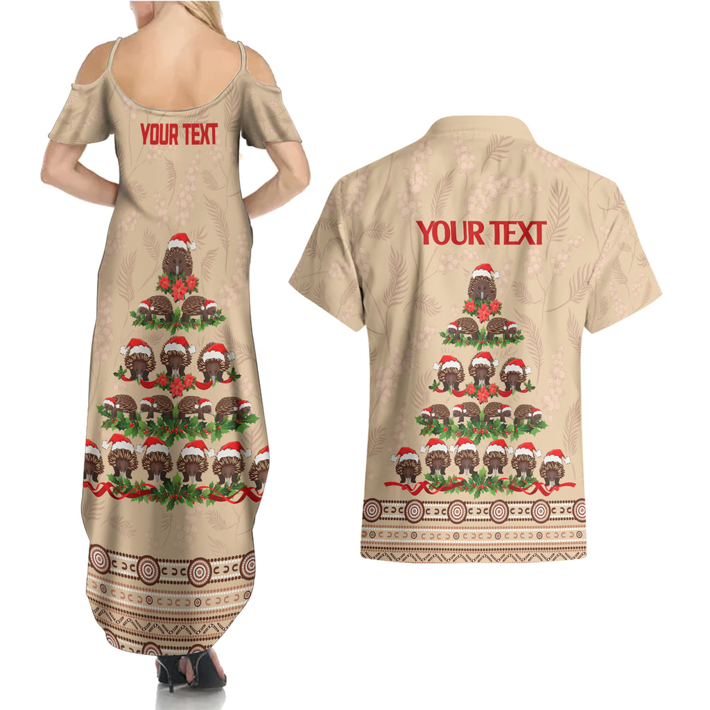 holiday-lighting-santa-echidna-christmas-tree-couples-matching-summer-maxi-dress-and-hawaiian-shirt