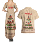 holiday-lighting-santa-echidna-christmas-tree-couples-matching-summer-maxi-dress-and-hawaiian-shirt