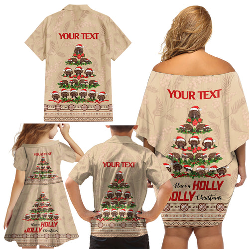 holiday-lighting-santa-echidna-christmas-tree-family-matching-off-shoulder-short-dress-and-hawaiian-shirt