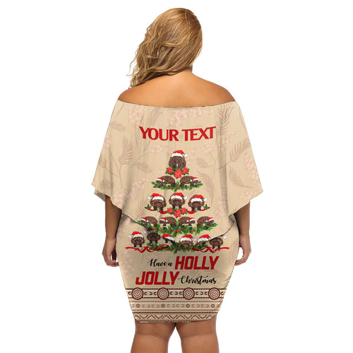 holiday-lighting-santa-echidna-christmas-tree-family-matching-off-shoulder-short-dress-and-hawaiian-shirt