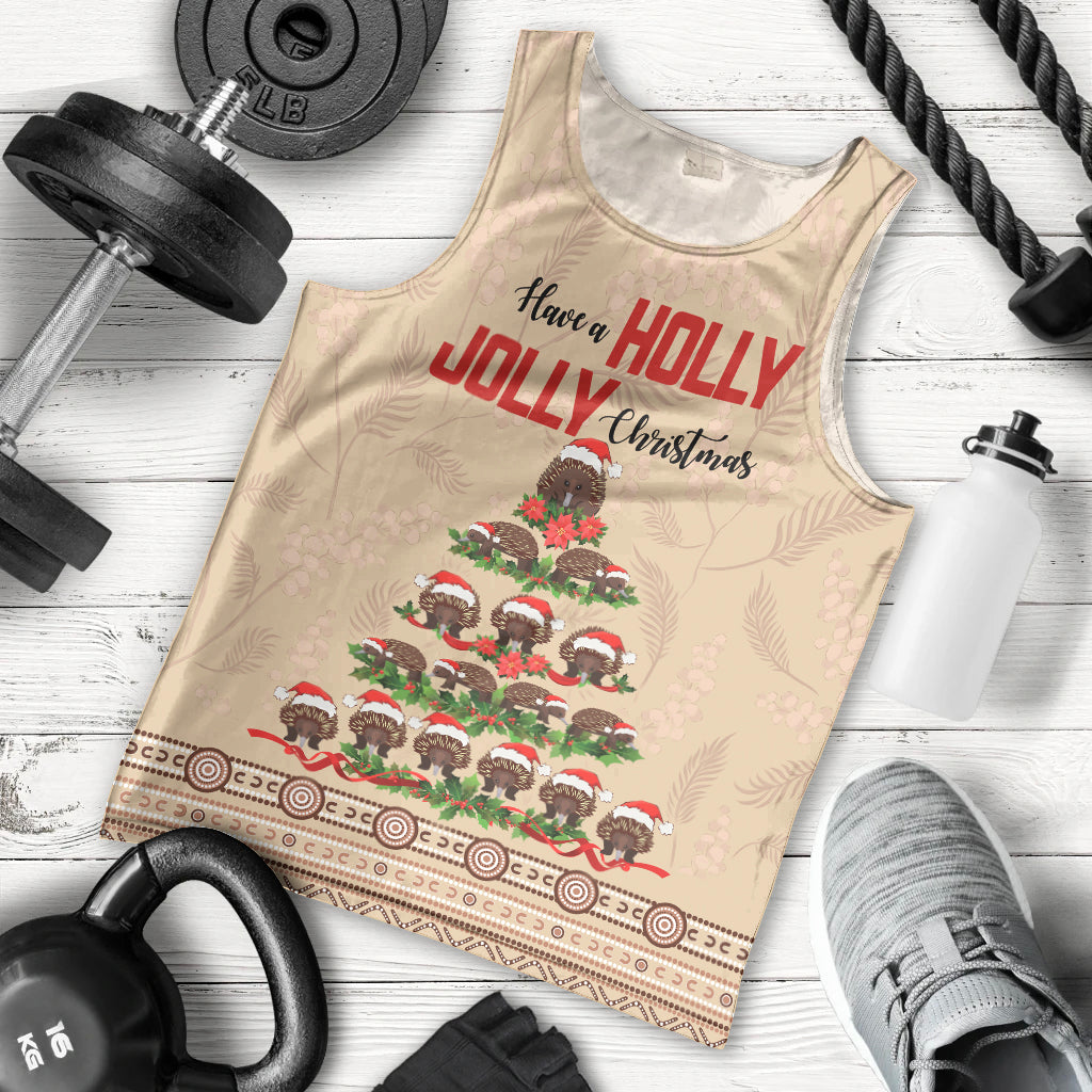holiday-lighting-santa-echidna-christmas-tree-men-tank-top