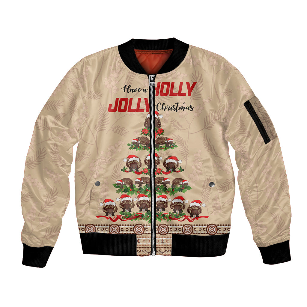 holiday-lighting-santa-echidna-christmas-tree-sleeve-zip-bomber-jacket
