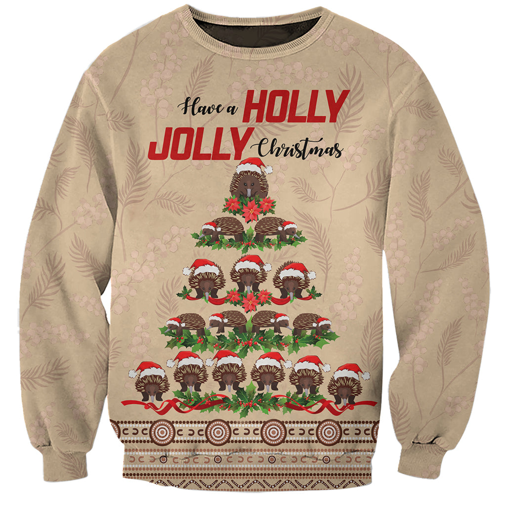 holiday-lighting-santa-echidna-christmas-tree-sweatshirt