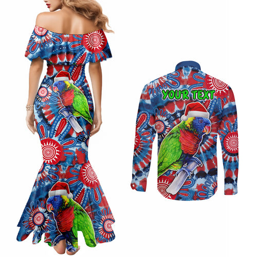 australia-lorikeet-aboriginal-rainbow-tie-dye-merry-christmas-couples-matching-mermaid-dress-and-long-sleeve-button-shirt