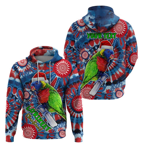 australia-lorikeet-aboriginal-rainbow-tie-dye-merry-christmas-hoodie