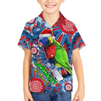 australia-lorikeet-aboriginal-rainbow-tie-dye-merry-christmas-kid-hawaiian-shirt