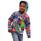 australia-lorikeet-aboriginal-rainbow-tie-dye-merry-christmas-kid-hoodie
