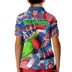 australia-lorikeet-aboriginal-rainbow-tie-dye-merry-christmas-kid-polo-shirt