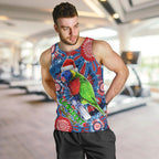 australia-lorikeet-aboriginal-rainbow-tie-dye-merry-christmas-men-tank-top