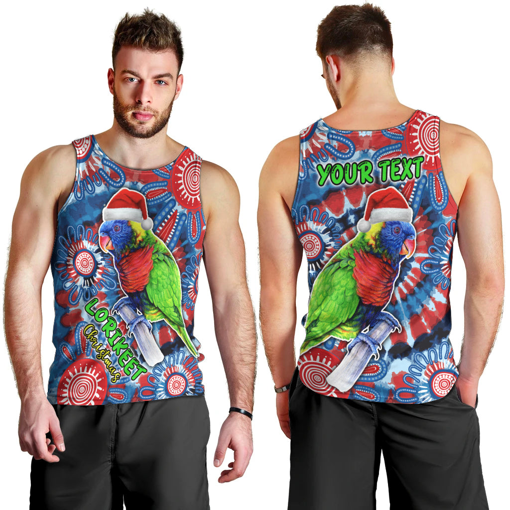 australia-lorikeet-aboriginal-rainbow-tie-dye-merry-christmas-men-tank-top