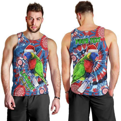 australia-lorikeet-aboriginal-rainbow-tie-dye-merry-christmas-men-tank-top