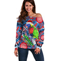 australia-lorikeet-aboriginal-rainbow-tie-dye-merry-christmas-off-shoulder-sweater