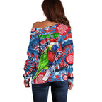 australia-lorikeet-aboriginal-rainbow-tie-dye-merry-christmas-off-shoulder-sweater