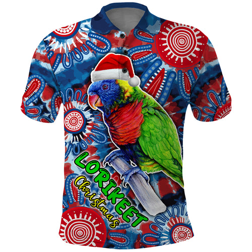 australia-lorikeet-aboriginal-rainbow-tie-dye-merry-christmas-polo-shirt