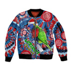 australia-lorikeet-aboriginal-rainbow-tie-dye-merry-christmas-sleeve-zip-bomber-jacket