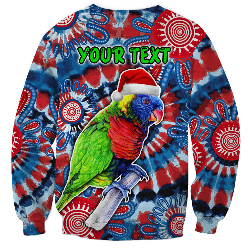 australia-lorikeet-aboriginal-rainbow-tie-dye-merry-christmas-sweatshirt