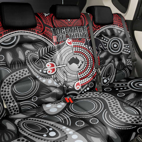 Aotearoa and Australia Back Car Seat Cover New Zealand Honour The Treaty Ake!Ake!Ake!