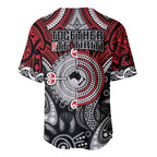 Aotearoa and Australia Baseball Jersey New Zealand Honour The Treaty Ake!Ake!Ake!