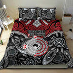 Aotearoa and Australia Bedding Set New Zealand Honour The Treaty Ake!Ake!Ake!