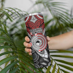 Aotearoa and Australia Skinny Tumbler New Zealand Honour The Treaty Ake!Ake!Ake!