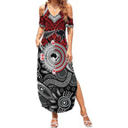 Aotearoa and Australia Summer Maxi Dress New Zealand Honour The Treaty Ake!Ake!Ake!