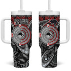 Aotearoa and Australia Tumbler With Handle New Zealand Honour The Treaty Ake!Ake!Ake!